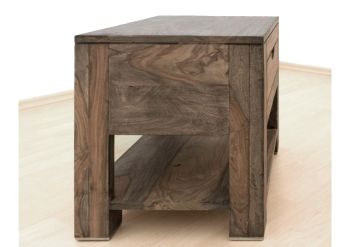 Nachttisch Sheesham 50x35x45  grau geölt NATURE GREY #91