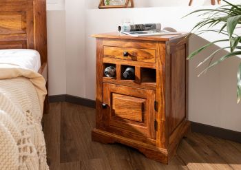 Nachttisch Akazie 46x40x65 honig lackiert OXFORD #268