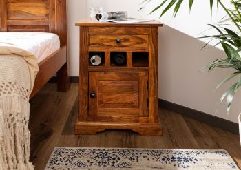 Nachttisch Akazie 46x40x65 honig lackiert OXFORD #268