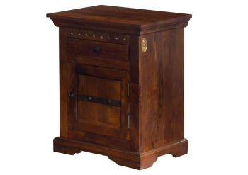 Nachttisch Akazie 45x40x60 nougat lackiert OXFORD #271