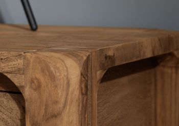 Nachttisch Sheesham 60x40x50 braun geölt BUENO #005