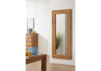Spiegel Sheesham 185x4x80 braun geölt NATURE BROWN #842