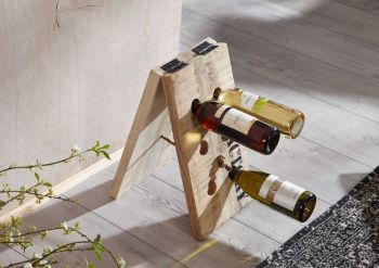 Weinregal 25x28x45 Mango natur bedruckt FACTORY #150