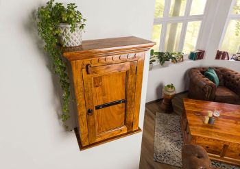 Hängeschrank Akazie 52x24x69 honig lackiert OXFORD #01003