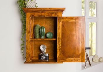 Hängeschrank Akazie 52x24x69 honig lackiert OXFORD #01003