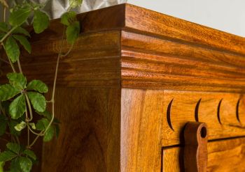 Hängeschrank Akazie 52x24x69 honig lackiert OXFORD #01003