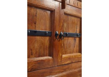 Waschbeckenunterschrank Akazie 88x43x60 honig lackiert OXFORD #01005