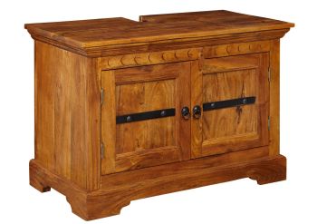 Waschbeckenunterschrank Akazie 88x43x60 honig lackiert OXFORD #01005