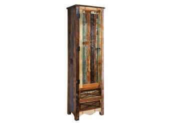 Garderobe Altholz 60x40x200 mehrfarbig lackiert NATURE OF SPIRIT #109