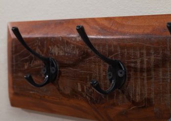 Wandgarderobe Altholz 66x8x13 mehrfarbig lackiert NATURE OF SPIRIT #82
