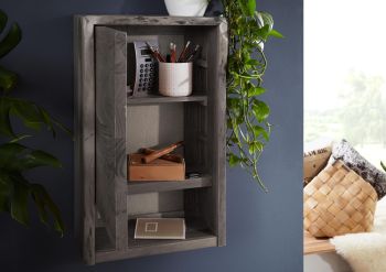 Hängeschrank Akazie 40x20x70 grau lackiert PURE ACACIA #602