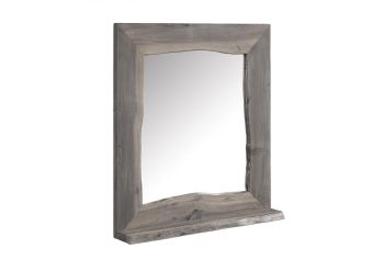 Badspiegel Akazie 70x12x78 grau lackiert PURE ACACIA #603