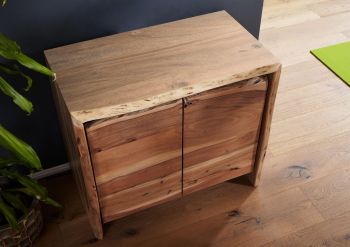 Badschrank Akazie 70x40x60 natur lackiert PURE ACACIA #611