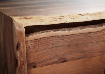 Badschrank Akazie 70x40x60 natur lackiert PURE ACACIA #611