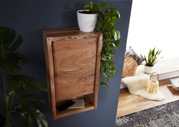 Hängeschrank Akazie 40x20x70 natur lackiert PURE ACACIA #612
