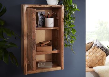 Hängeschrank Akazie 40x20x70 natur lackiert PURE ACACIA #612