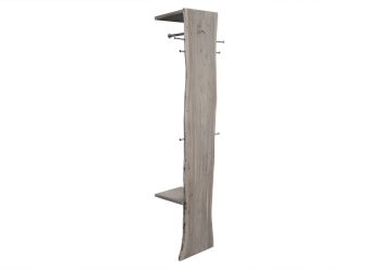 Garderobe Akazie 36x40x200 grau lackiert PURE ACACIA #914