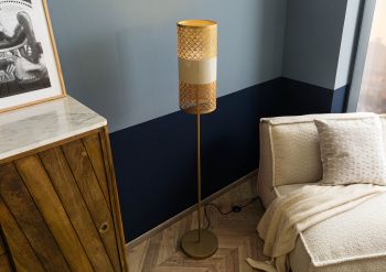 Stehlampe 25x25x152 gold LOS ANGELES #83