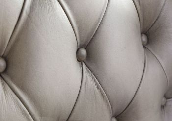 Ohrensessel Echtleder 88x81x105 grau CHESTERFIELD #201
