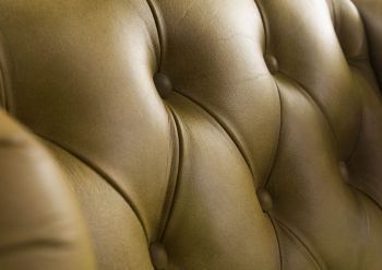 Ohrensessel Echtleder 88x81x105 grün CHESTERFIELD #301