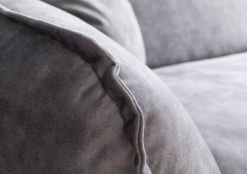Ecksofa 277x173x76 Polyester grau GENT