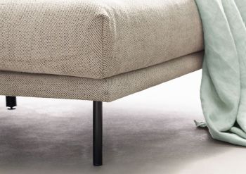 Ecksofa 285x161x81 Silikon-Feder Mix beige TRIENT