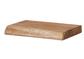 Wandregal Akazie 30x20x4 natur lackiert MELBOURNE #110