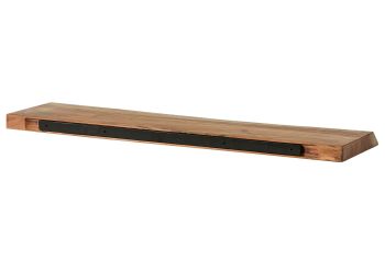 Wandregal Akazie 90x20x4 natur lackiert MELBOURNE #113