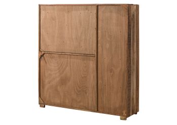 Highboard Akazie 140x40x150 natur lackiert BARK #115