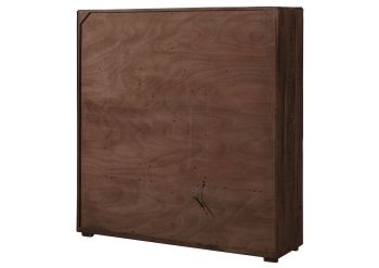 Highboard Akazie 145x40x153 dunkelbraun lackiert BARK #207