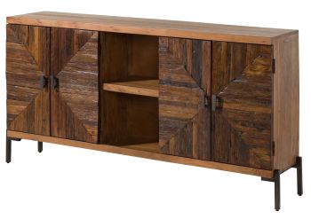 Sideboard Altholz 174x40x93 natur lackiert LYON #110