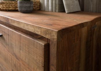 Sideboard Akazie 145x40x78 natur lackiert BARK #100