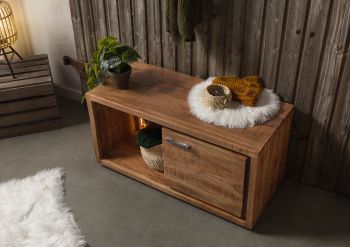Kommode Akazie 88x40x45 natur lackiert BARK #124