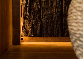 Kommode Akazie 88x40x45 natur lackiert BARK #124