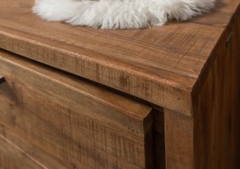 Kommode Akazie 88x40x45 natur lackiert BARK #124