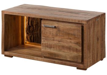 Kommode Akazie 88x40x45 natur lackiert BARK #124