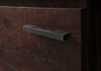 Sideboard Akazie 145x40x78 dunkelbraun lackiert BARK #200