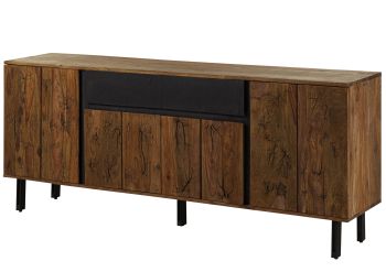 Sideboard Sheesham 185x40x77 natur unbehandelt LICHTENBERG #116