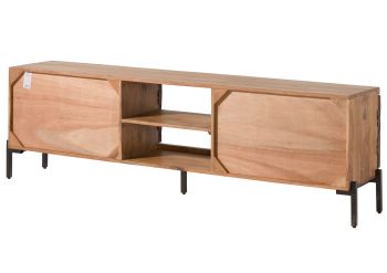TV-Board Altholz 200x40x63 natur lackiert LYON #120
