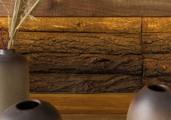 Wandregal Akazie 145x30x27 natur lackiert BARK #105