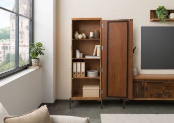 Schrank Altholz 60x40x180 natur lackiert LYON #171