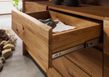 Sideboard Wildeiche 210x45x96 natur geölt PURE OAK #701