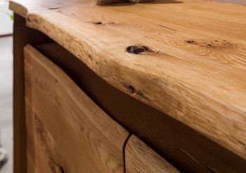 Sideboard Wildeiche 210x45x96 natur geölt PURE OAK #701