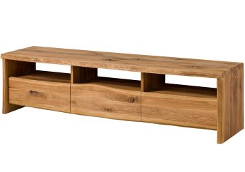 TV-Board Wildeiche 191x45x50 natur geölt PURE OAK #109