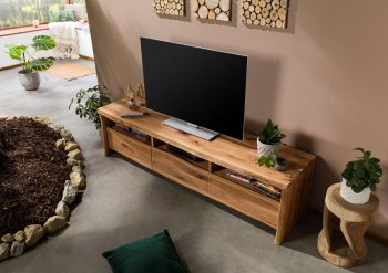 TV-Board Wildeiche 191x45x50 natur geölt PURE OAK #109