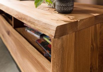 TV-Board Wildeiche 191x45x50 natur geölt PURE OAK #109