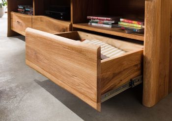 TV-Board Wildeiche 191x45x50 natur geölt PURE OAK #109