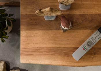 TV-Board Wildeiche 191x45x50 natur geölt PURE OAK #109