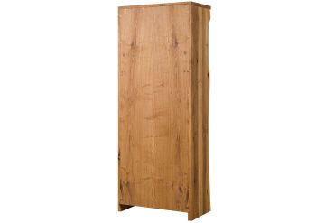 Vitrine Wildeiche 81x45x204 natur geölt PURE OAK #107
