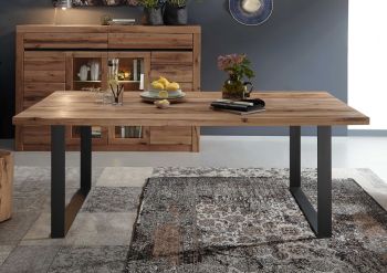 Esstisch Wild-/Zerreiche 160x90x76 Tabacco brown geölt MONTREUX #313